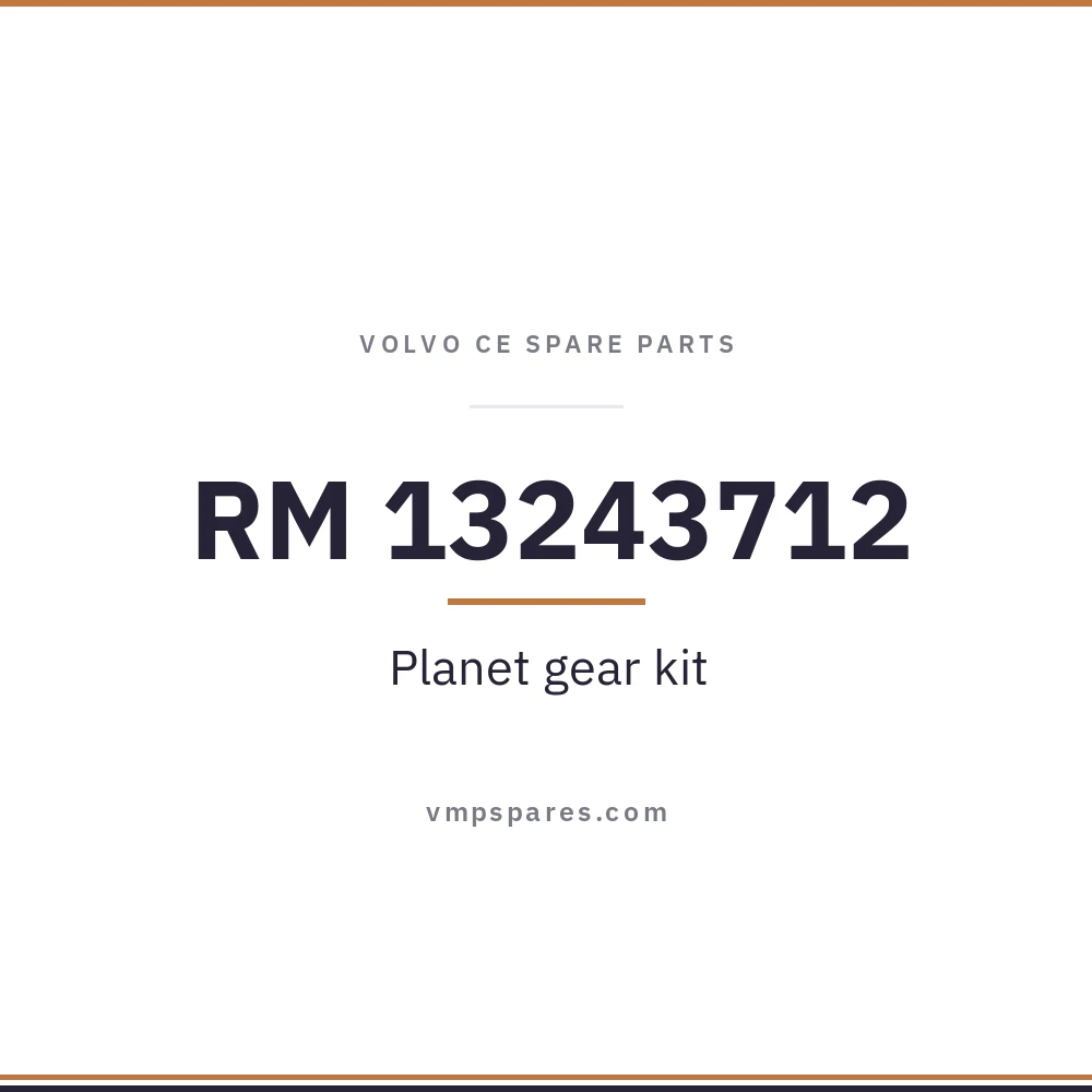 RM 13243712 – Planet gear kit