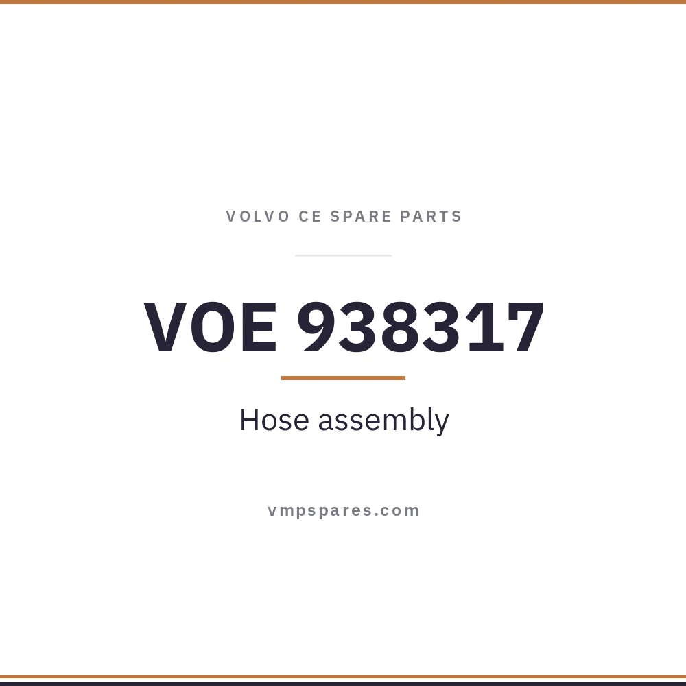 VOE 938317 – Hose assembly