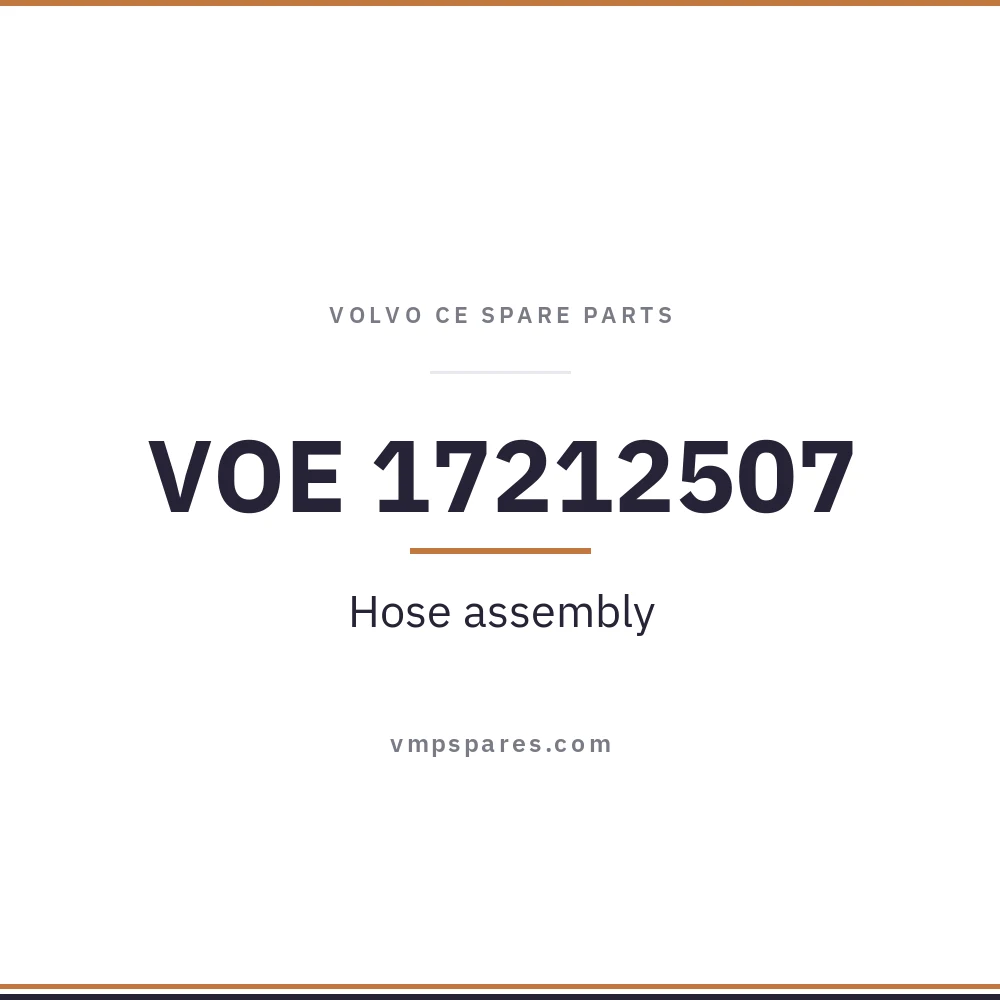 VOE 17212507 – Hose assembly