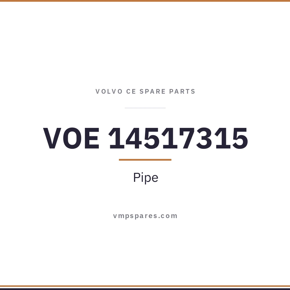 VOE 14517315 – Pipe
