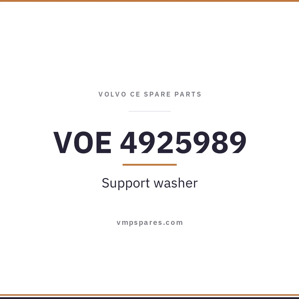 VOE 4925989 – Support washer