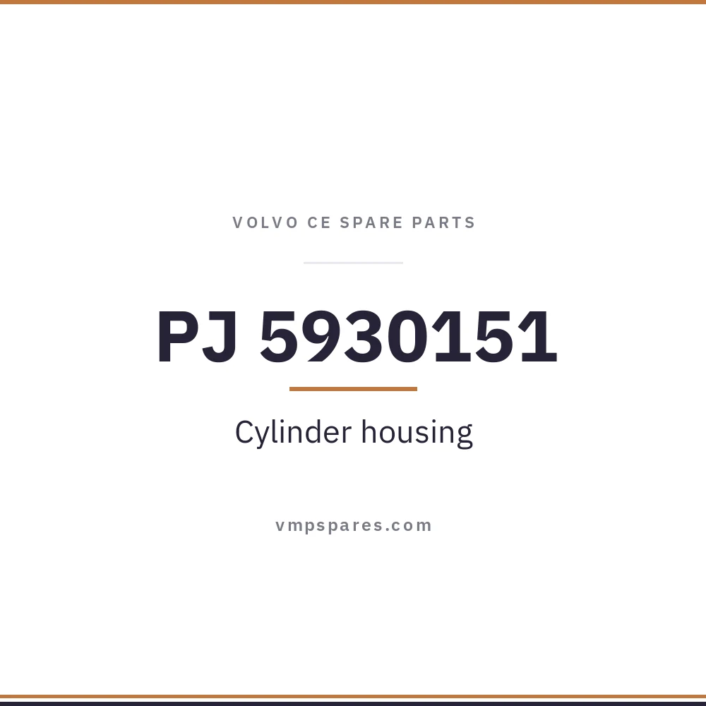 PJ 5930151 – Cylinder housing