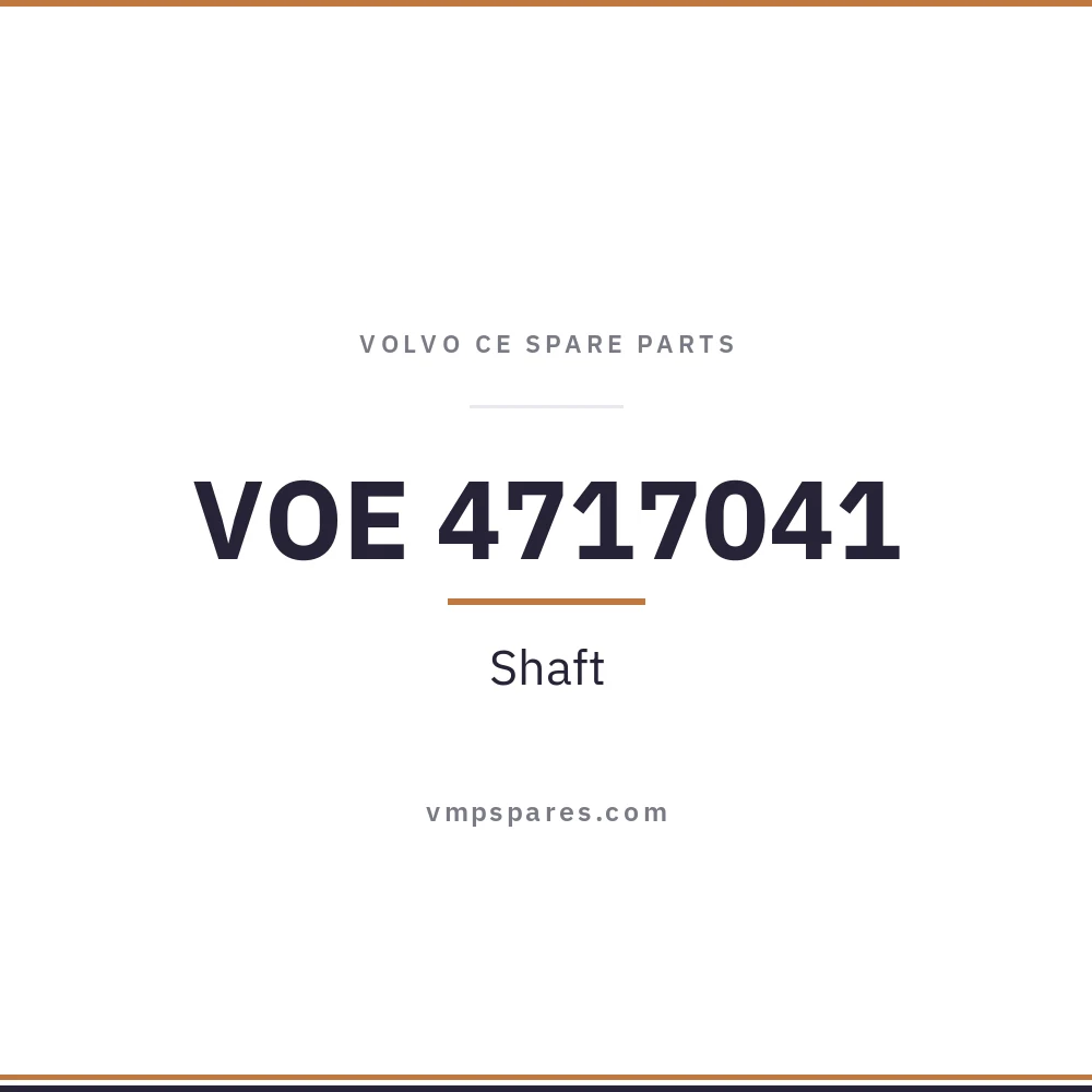 VOE 4717041 – Shaft