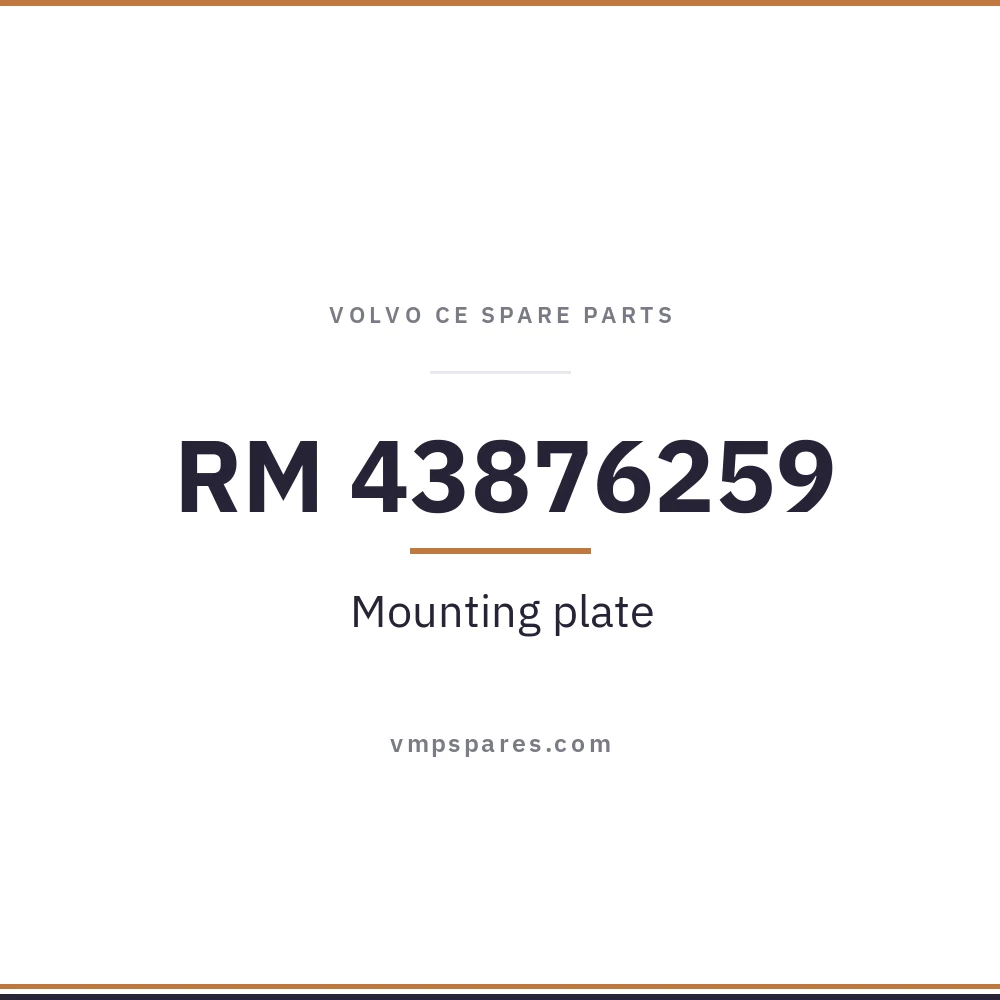 RM 43876259 – Mounting plate