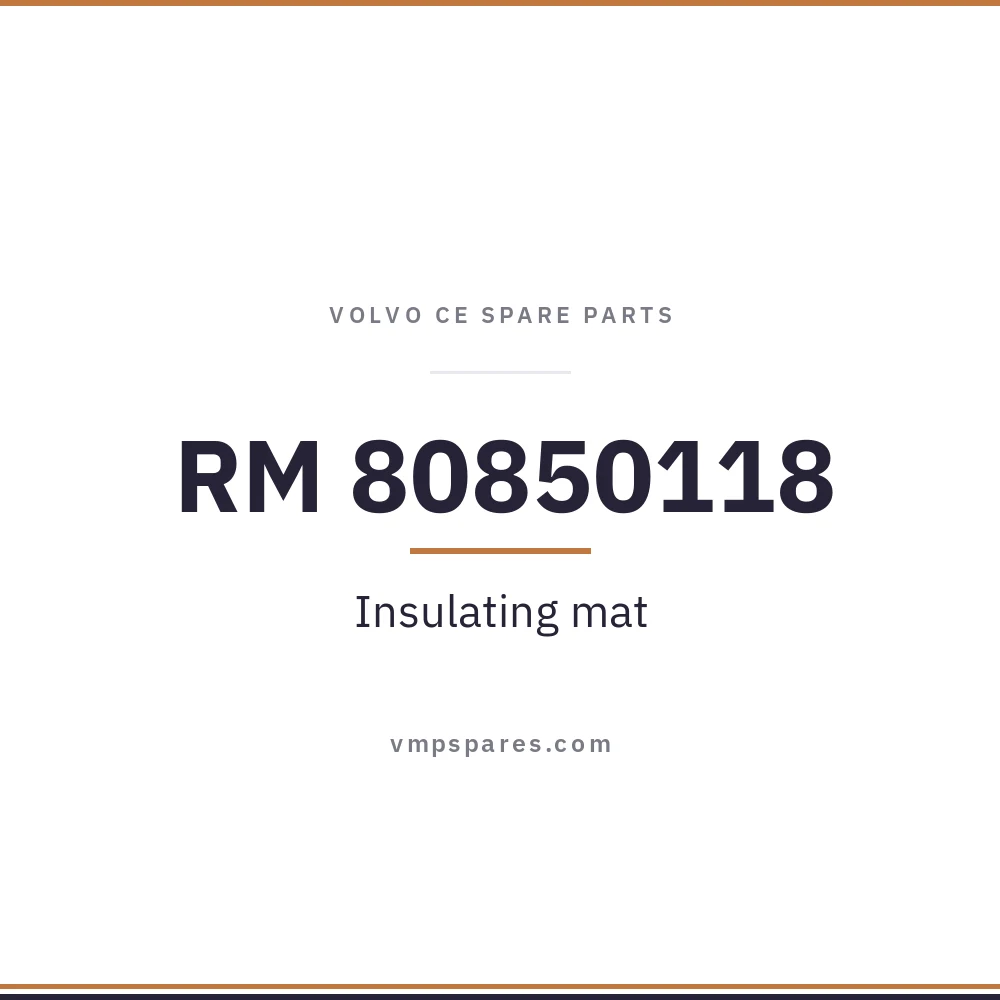 RM 80850118 – Insulating mat
