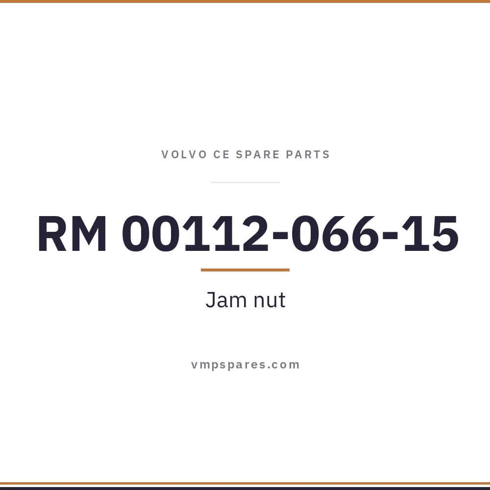 RM 00112-066-15 – Jam nut