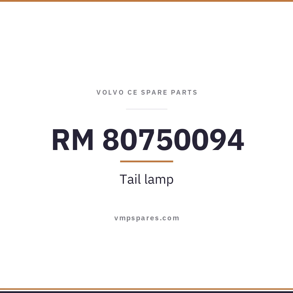 RM 80750094 – Tail lamp