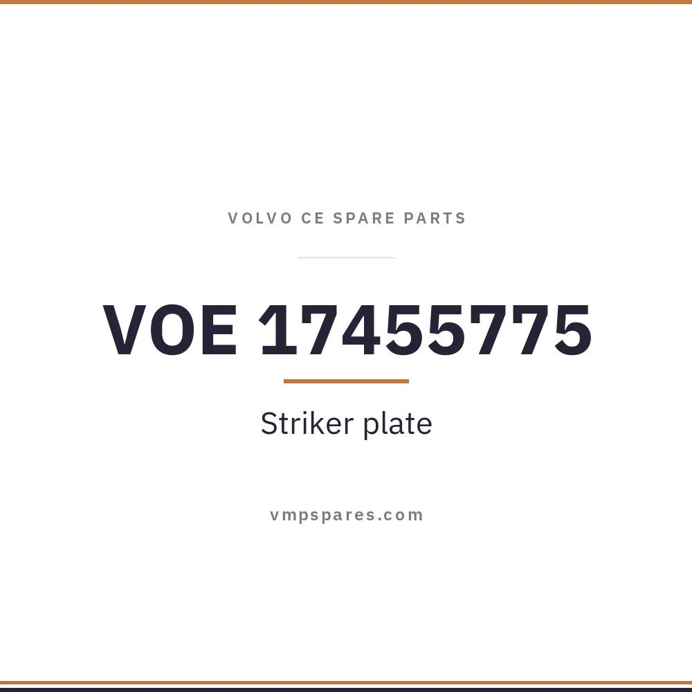 VOE 17455775 – Striker plate