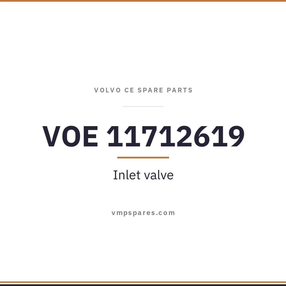 VOE 11712619 – Inlet valve