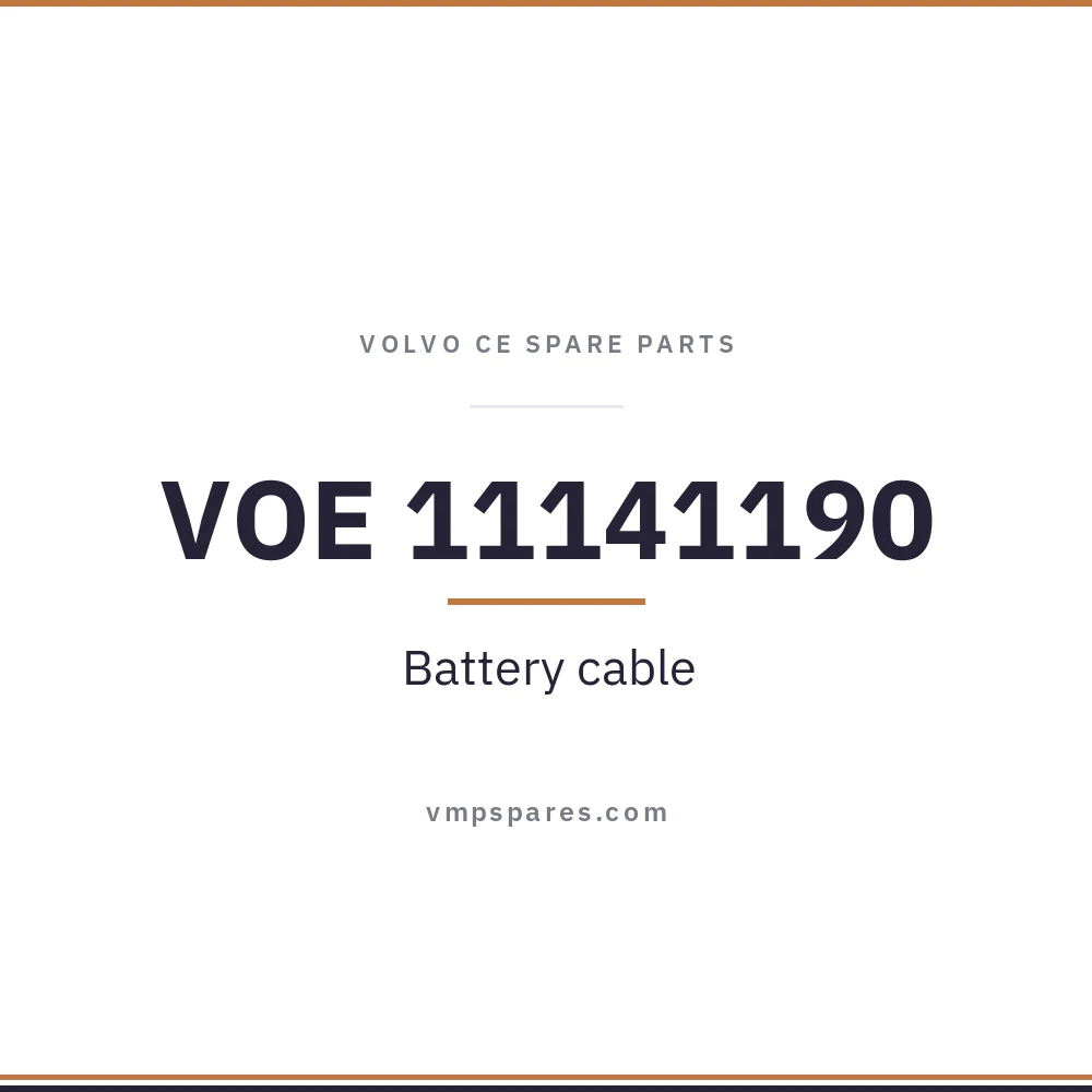 VOE 11141190 – Battery cable