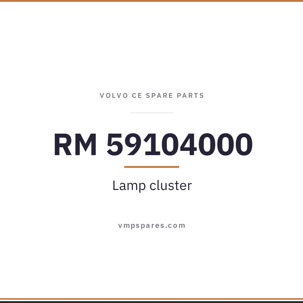 RM 59104000 – Lamp cluster