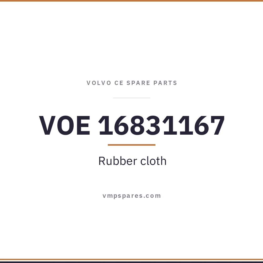 VOE 16831167 – Rubber cloth
