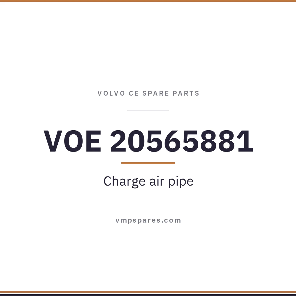 VOE 20565881 – Charge air pipe