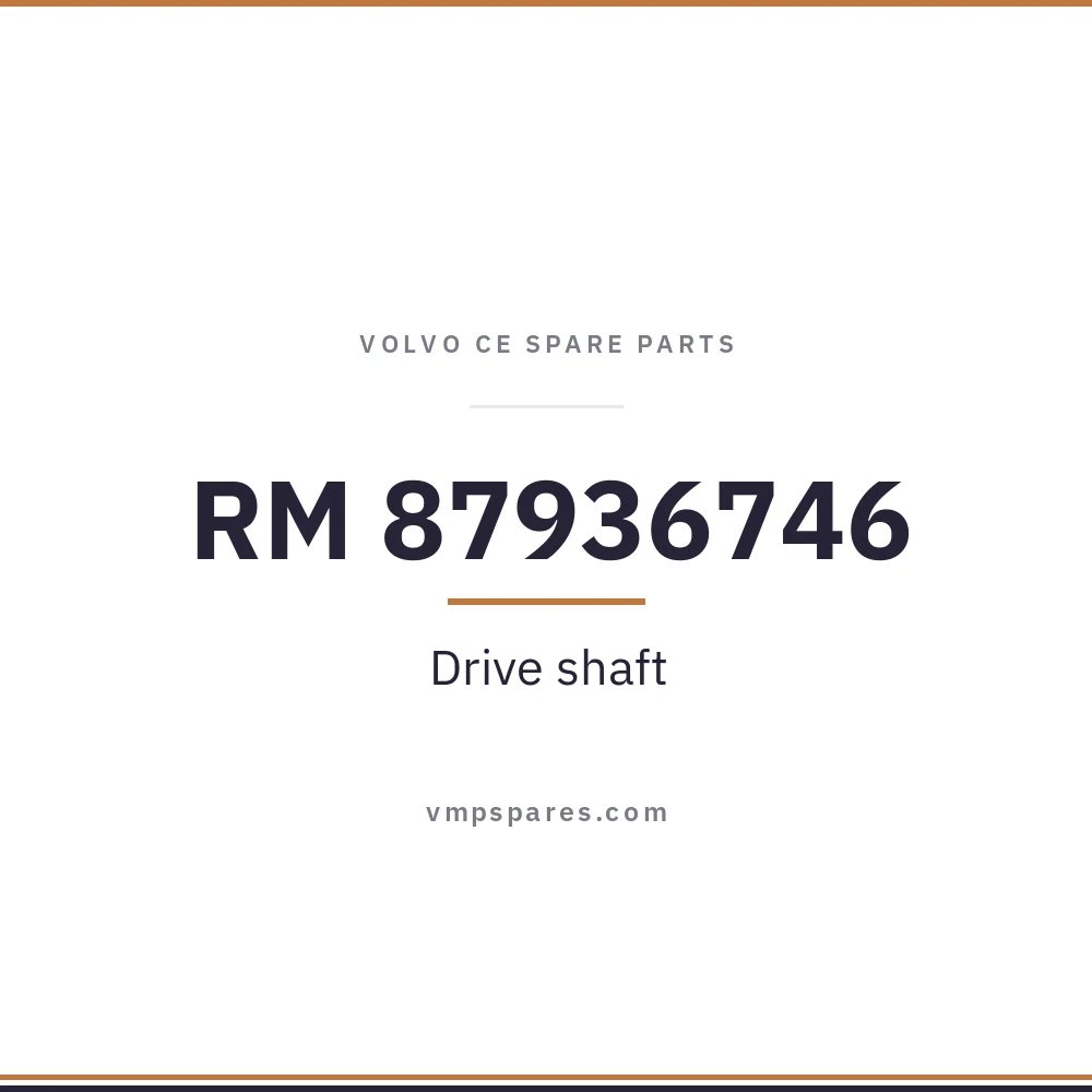 RM 87936746 – Drive shaft