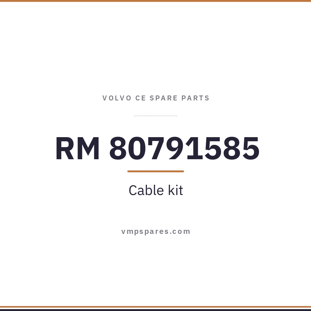 RM 80791585 – Cable kit