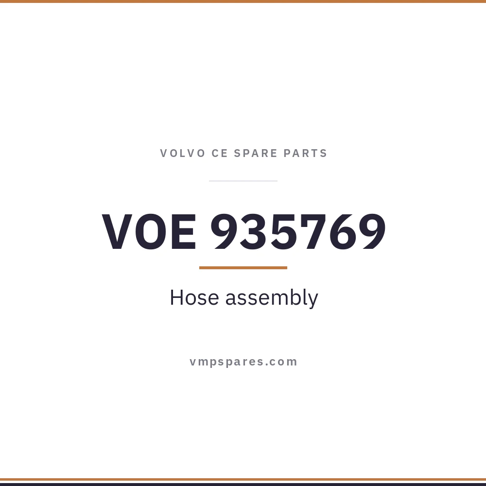 VOE 935769 – Hose assembly