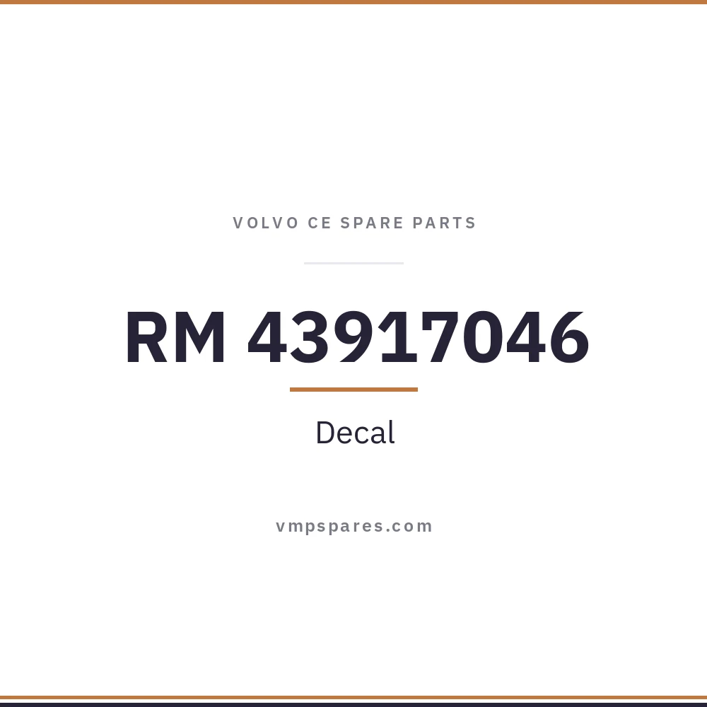 RM 43917046 – Decal