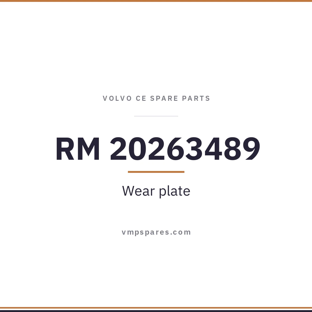 RM 20263489 – Wear plate