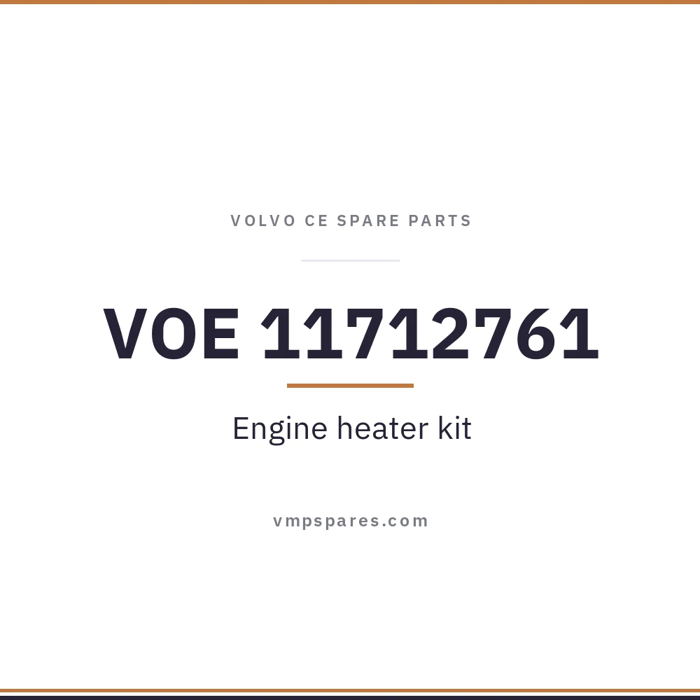 VOE 11712761 – Engine heater kit