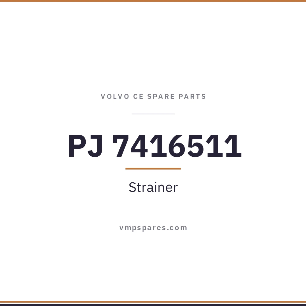 PJ 7416511 – Strainer