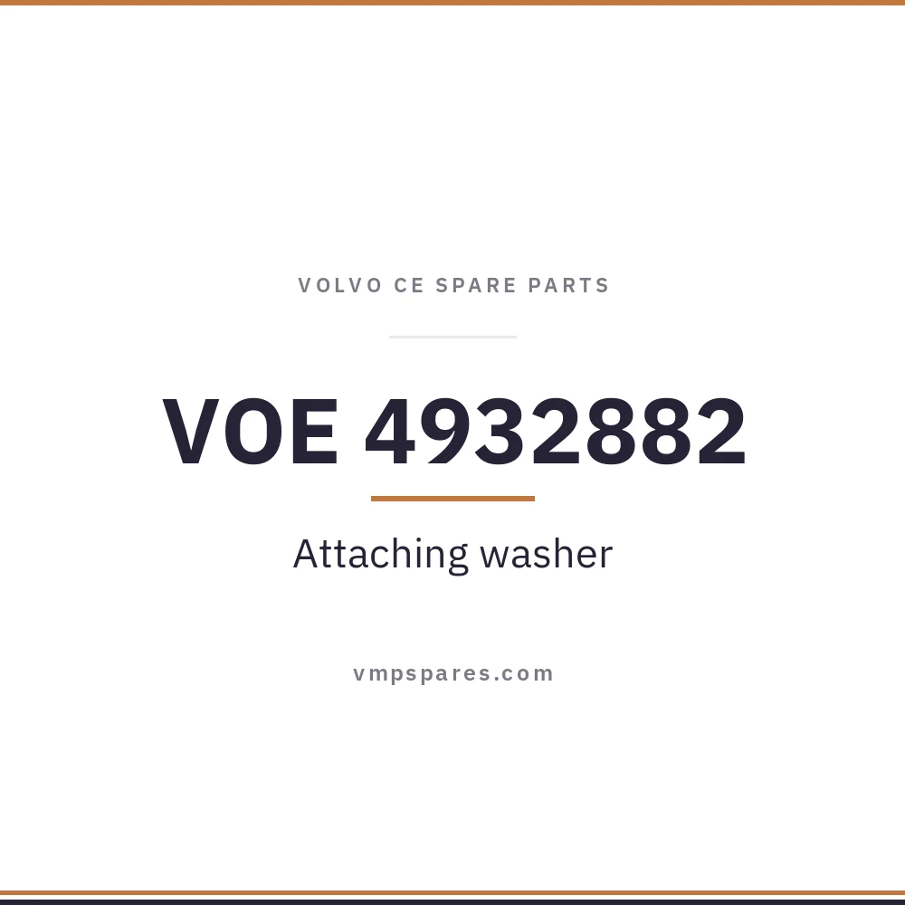 VOE 4932882 – Attaching washer