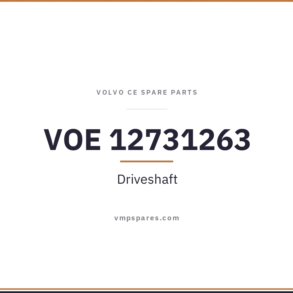 VOE 12731263 – Driveshaft