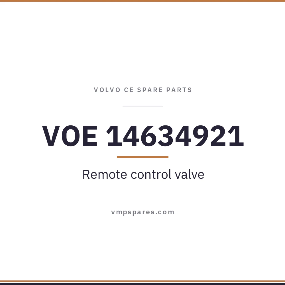 VOE 14634921 – Remote control valve
