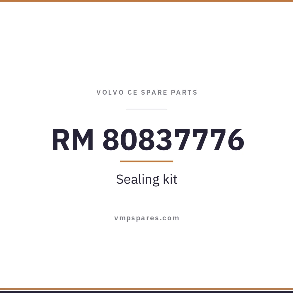 RM 80837776 – Sealing kit