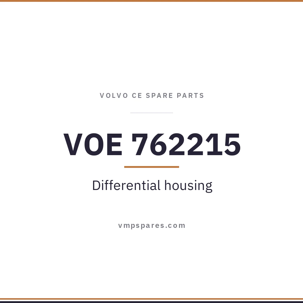 VOE 762215 – Differential housing