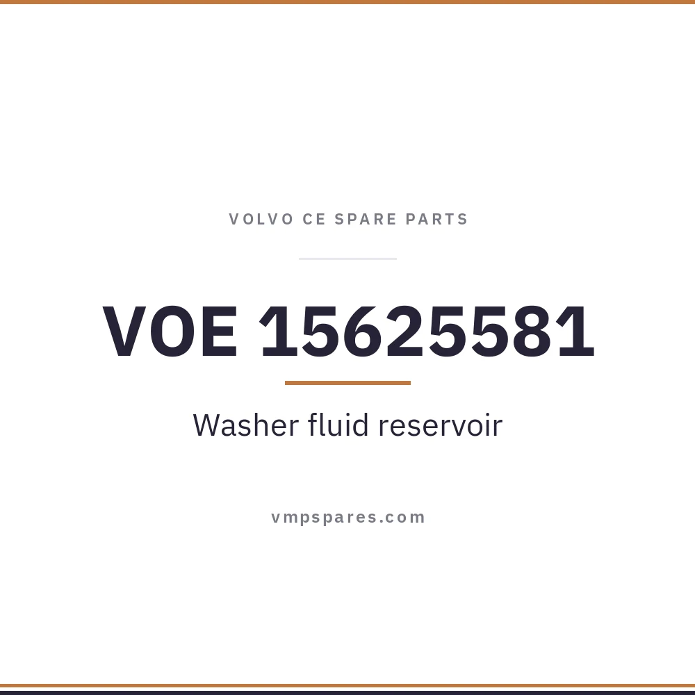 VOE 15625581 – Washer fluid reservoir