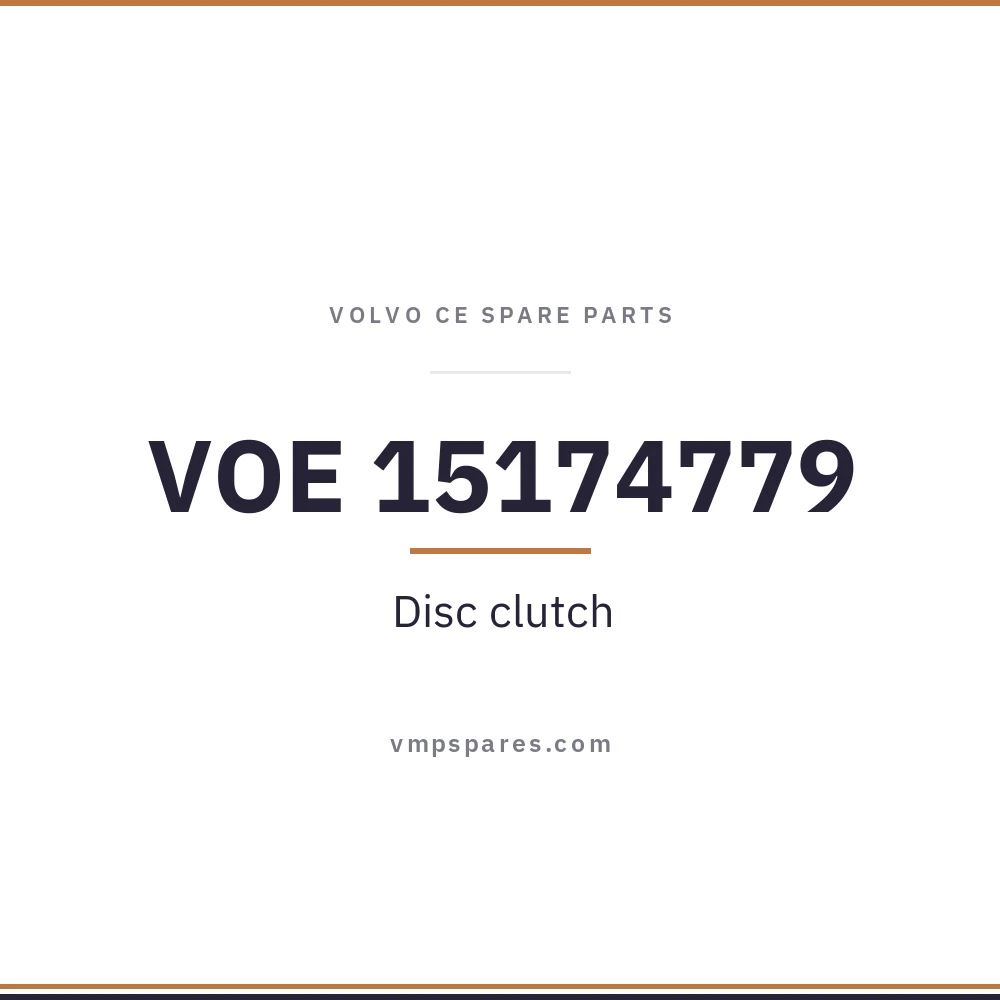 VOE 15174779 – Disc clutch