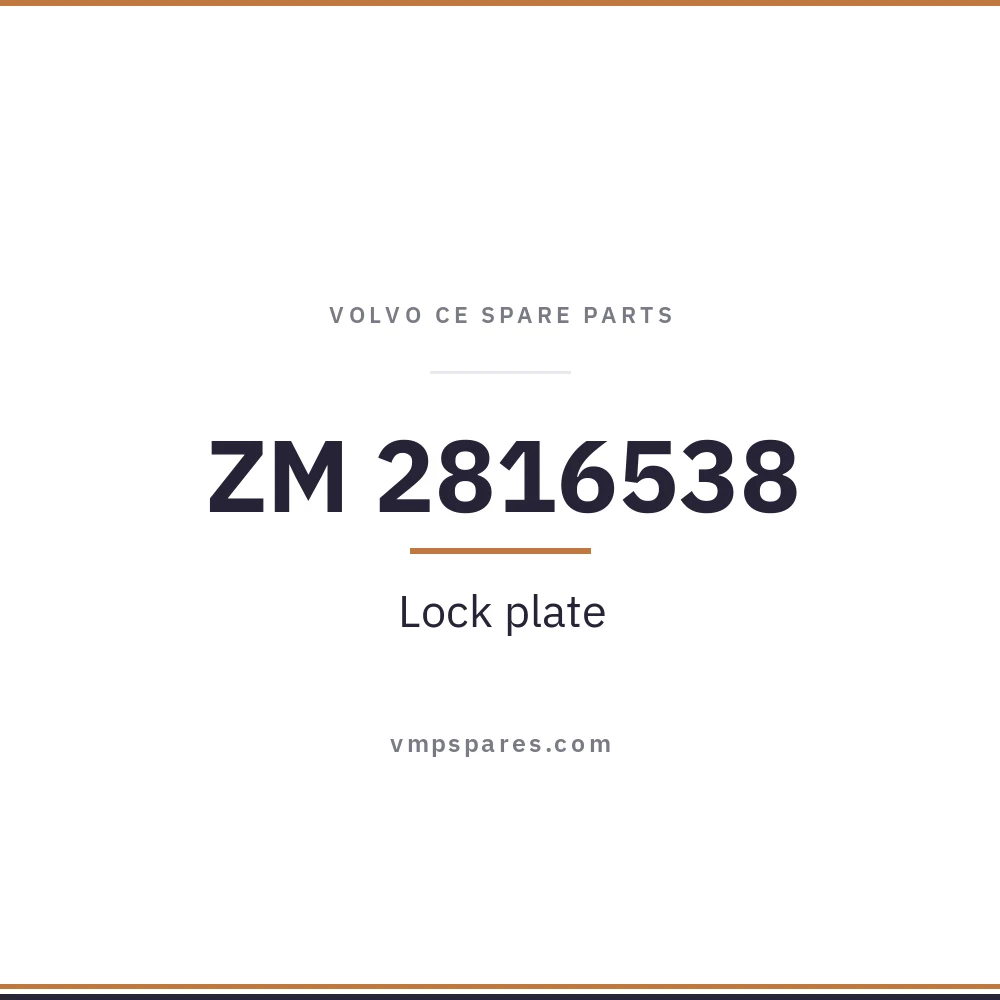 ZM 2816538 – Lock plate