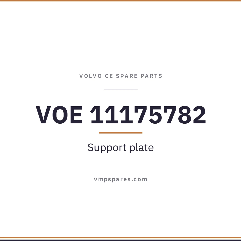 VOE 11175782 – Support plate