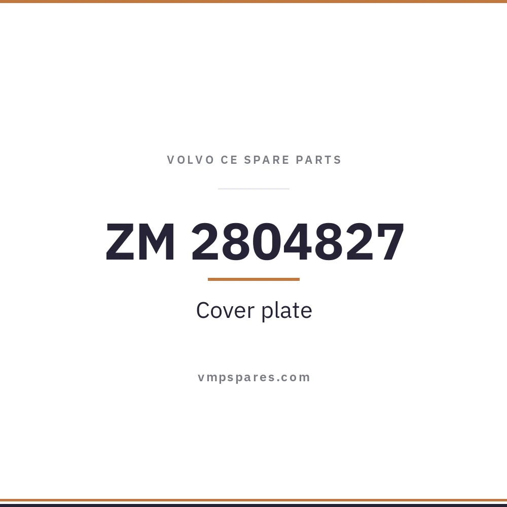 ZM 2804827 – Cover plate