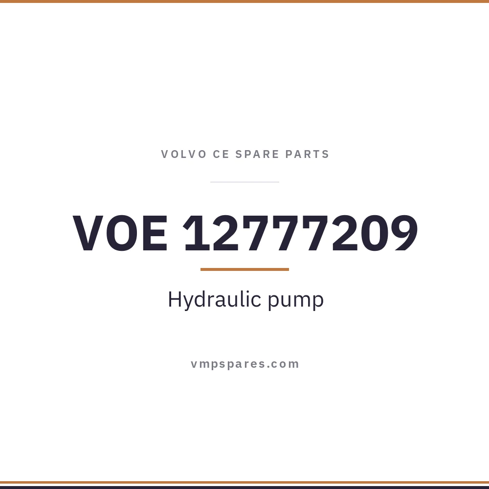 VOE 12777209 – Hydraulic pump