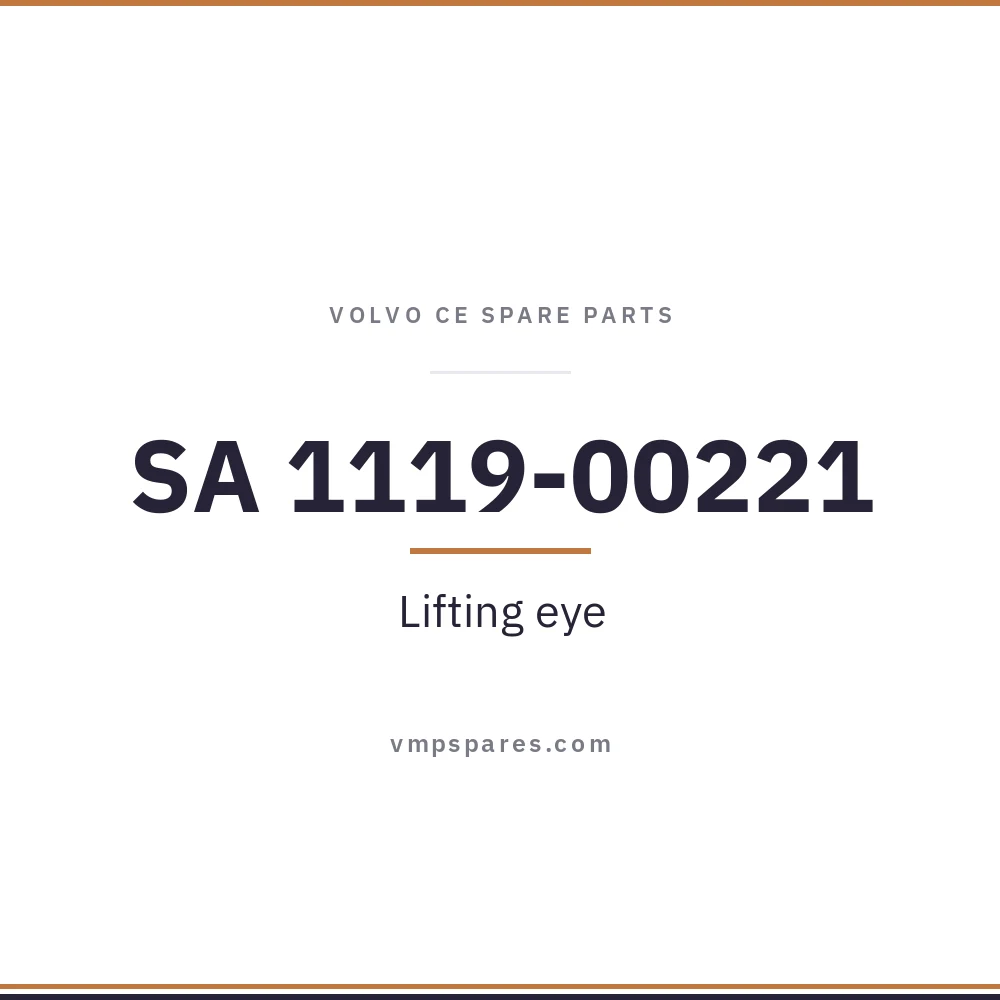 SA 1119-00221 – Lifting eye