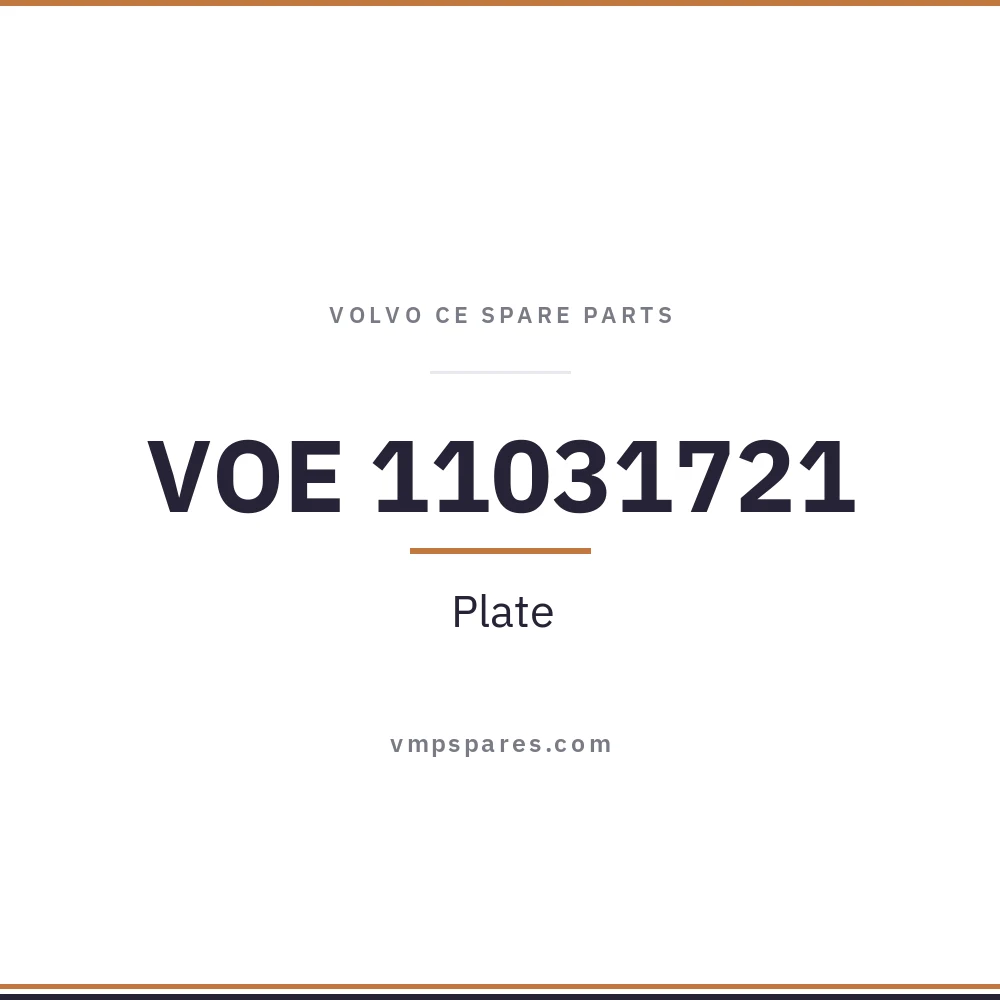 VOE 11031721 – Plate