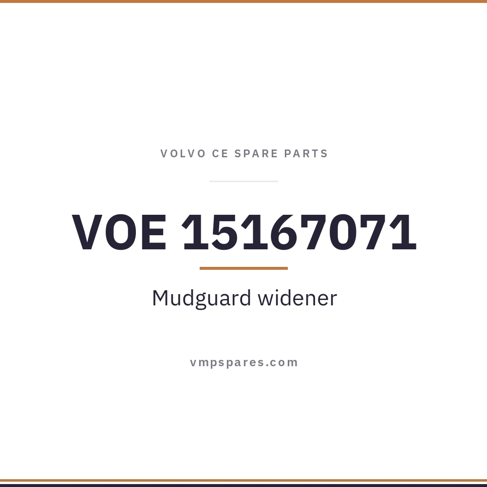 VOE 15167071 – Mudguard widener