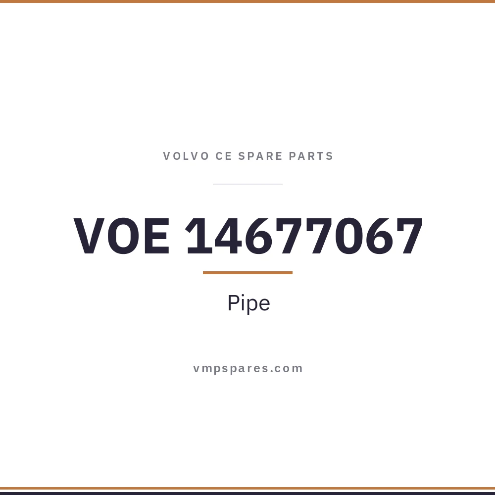 VOE 14677067 – Pipe