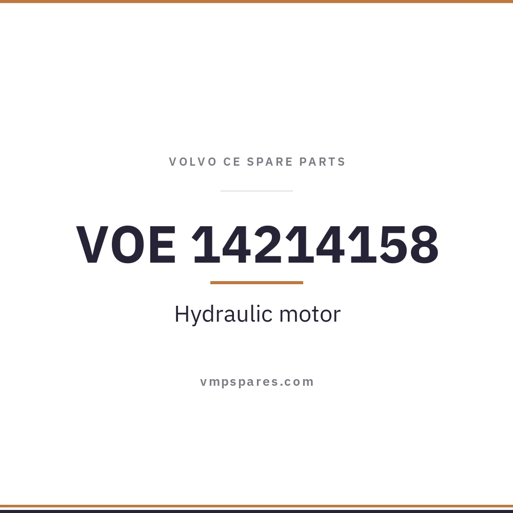 VOE 14214158 – Hydraulic motor