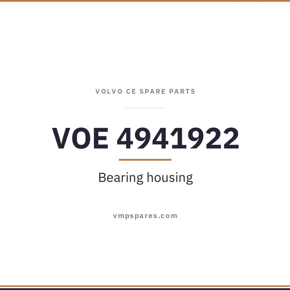 VOE 4941922 – Bearing housing