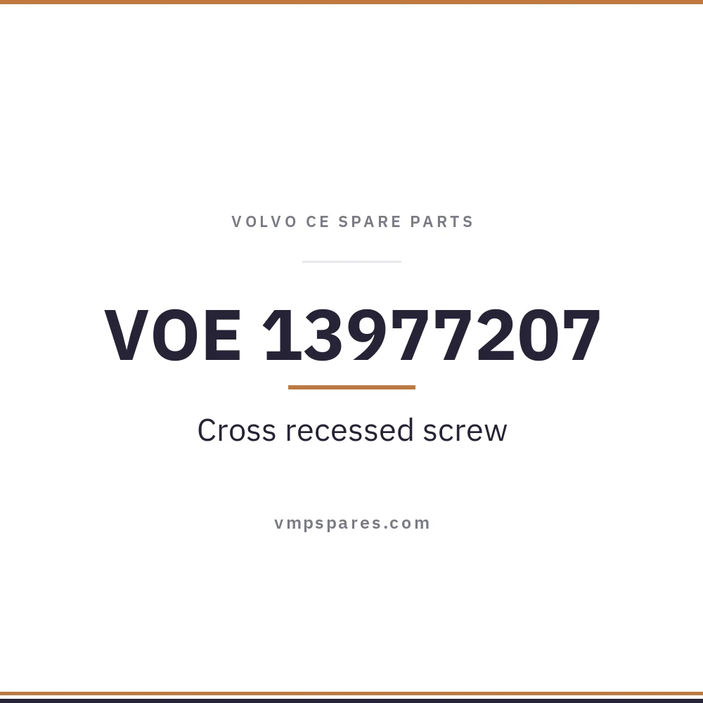 VOE 13977207 – Cross recessed screw