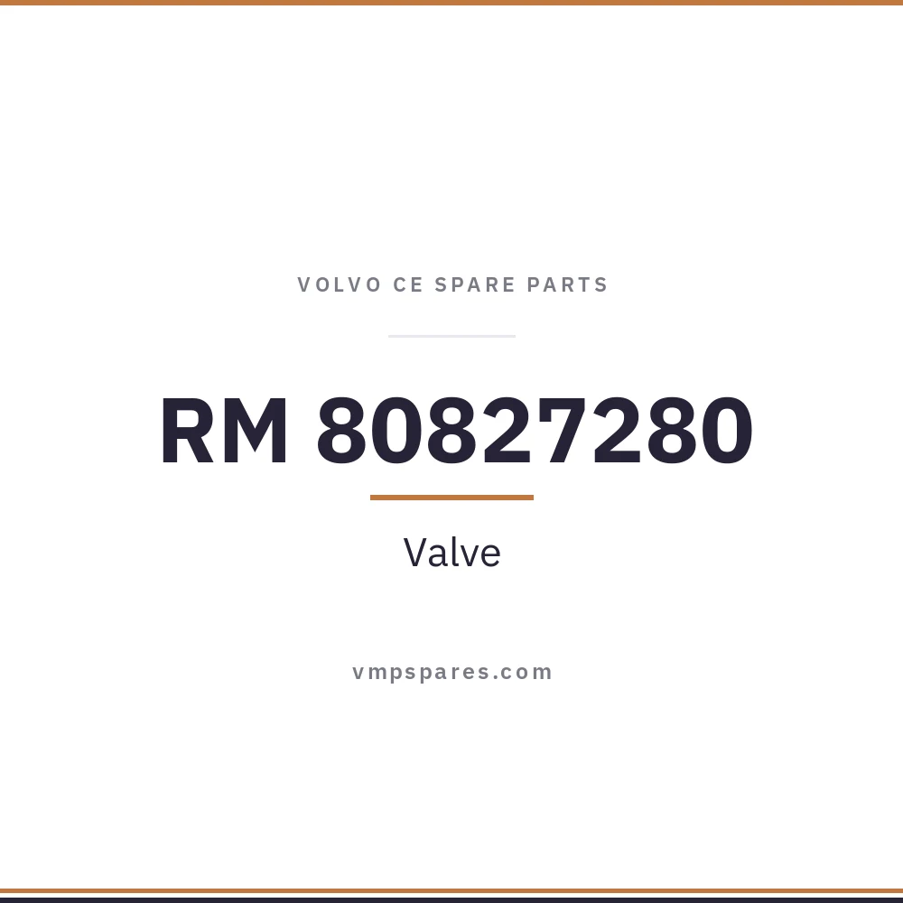 RM 80827280 – Valve