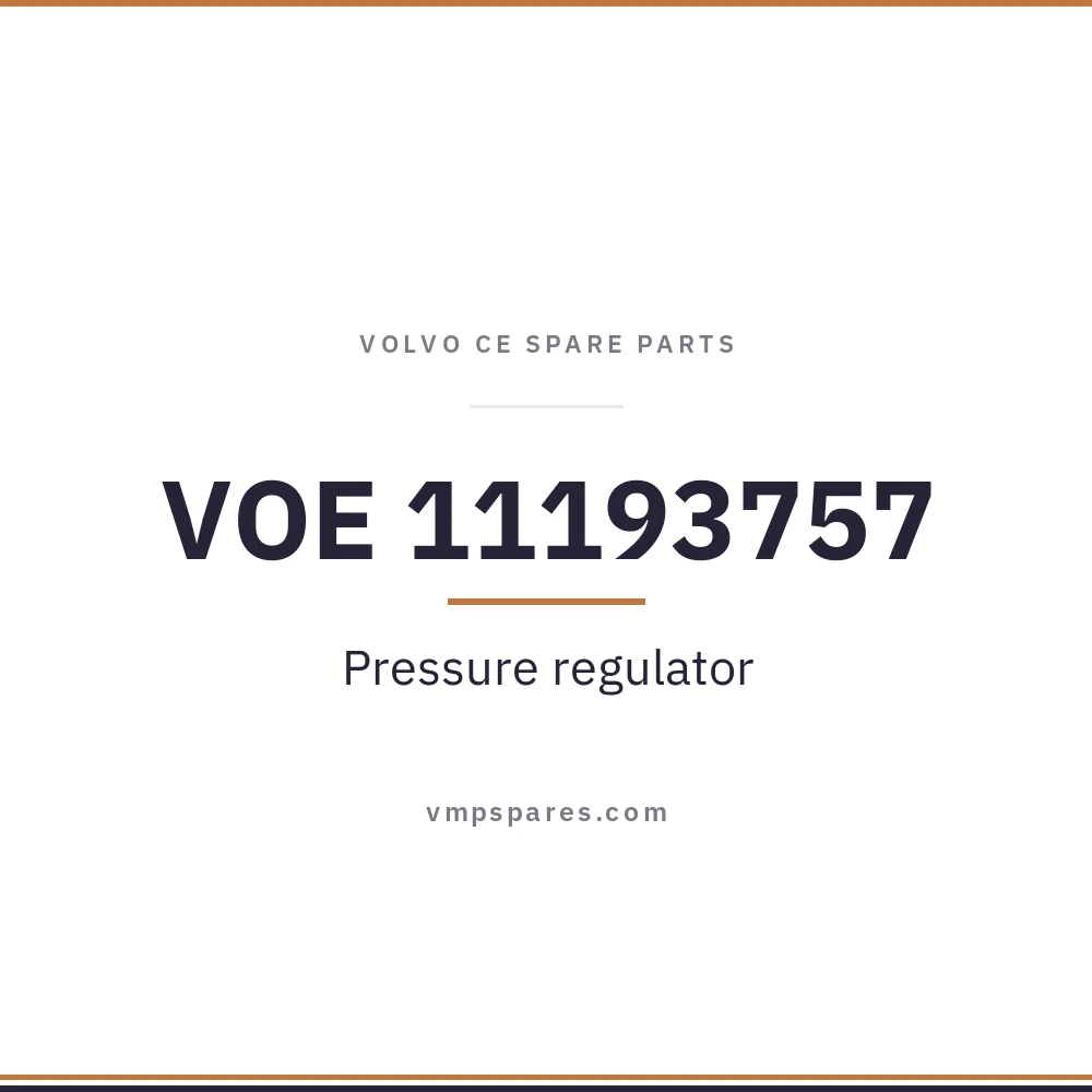 VOE 11193757 – Pressure regulator