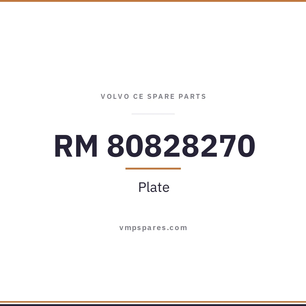 RM 80828270 – Plate
