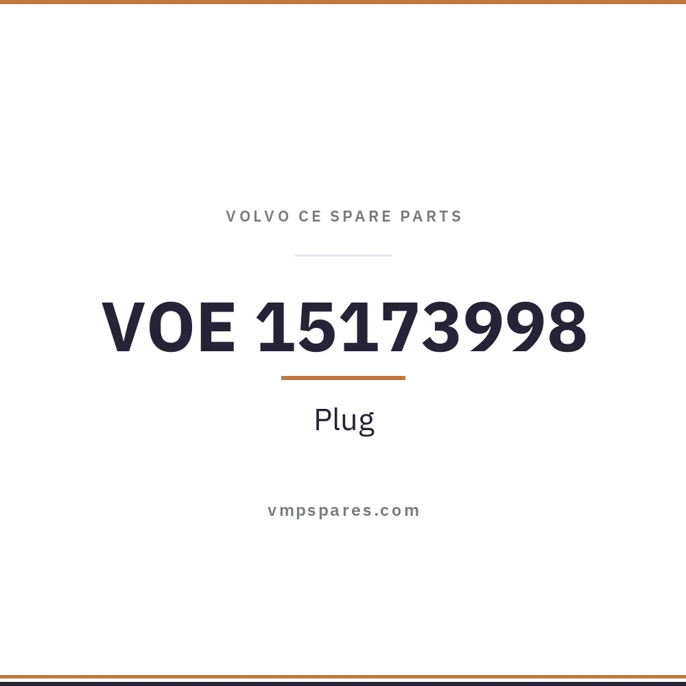 VOE 15173998 – Plug