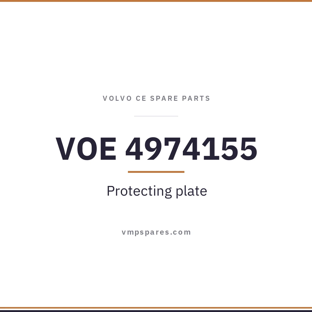 VOE 4974155 – Protecting plate