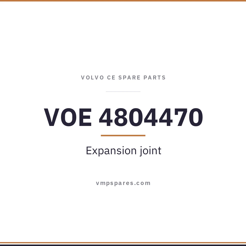 VOE 4804470 – Expansion joint