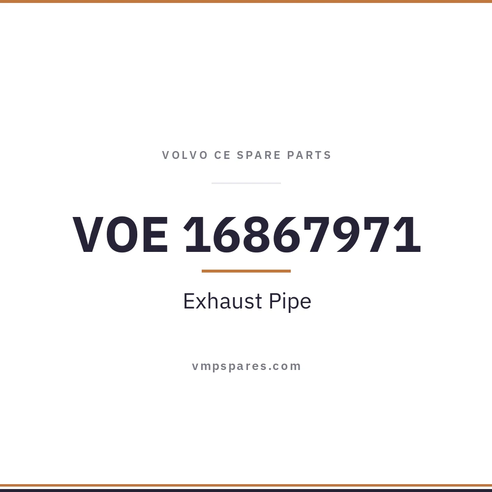 VOE 16867971 – Exhaust Pipe