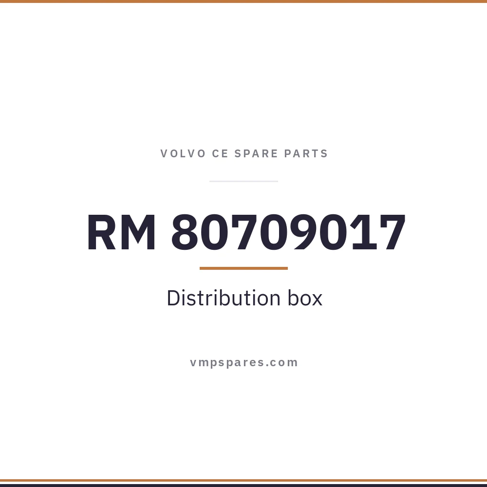 RM 80709017 – Distribution box